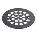 Signature Hardware Matte Black 4-1/4 in. Shower Strainer 