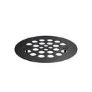 4-1/4 in. OD Shower Strainer Cover in Matte Black 