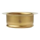 Signature Hardware Brushed Gold Brass Disposer Flange & Stopper 