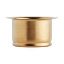 Signature Hardware Brushed Gold 3-1/2 x 1-5/8 in. Solid Brass Disposer Flange and Stopper 