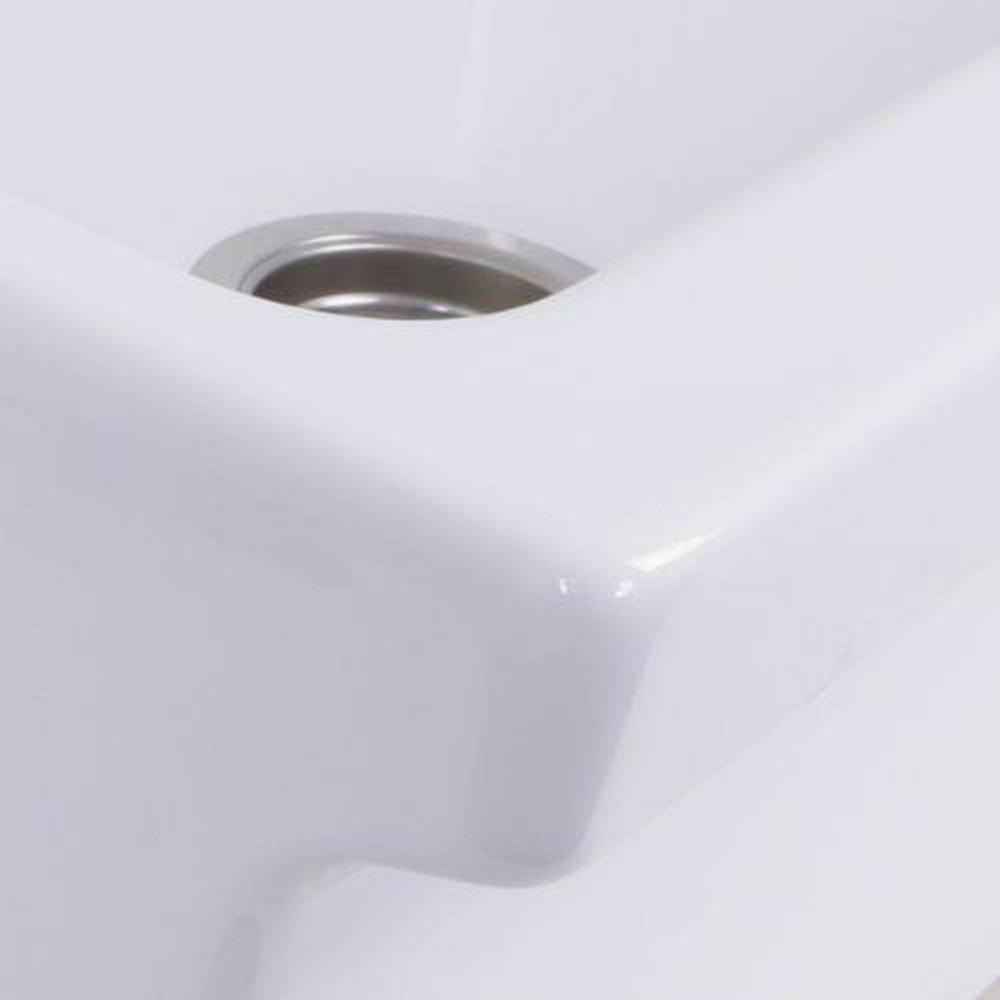 NANTUCKET SINKS 36-INCH DECORATIVE APRON FARMHOUSE FIRECLAY SINK 