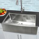 NANTUCKET SINKS APRON302010SR-16 - 30 INCH PRO SERIES SINGLE BOWL FARMHOUSE APRON FRONT STAINLESS STEEL KITCHEN SINK 
