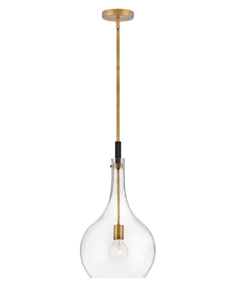 Hinkley Heritage Brass 100W 1-Light Medium E-26 Pendant 
