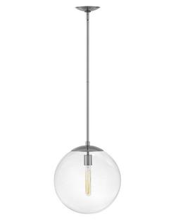 100W 1-Light Medium E-26 LED Pendant in Polished Antique Nickel