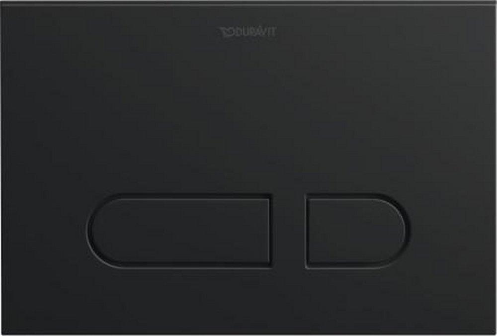 Duravit Black Matte 8-1/2 x 3/8 in. Plastic Actuator Plate 