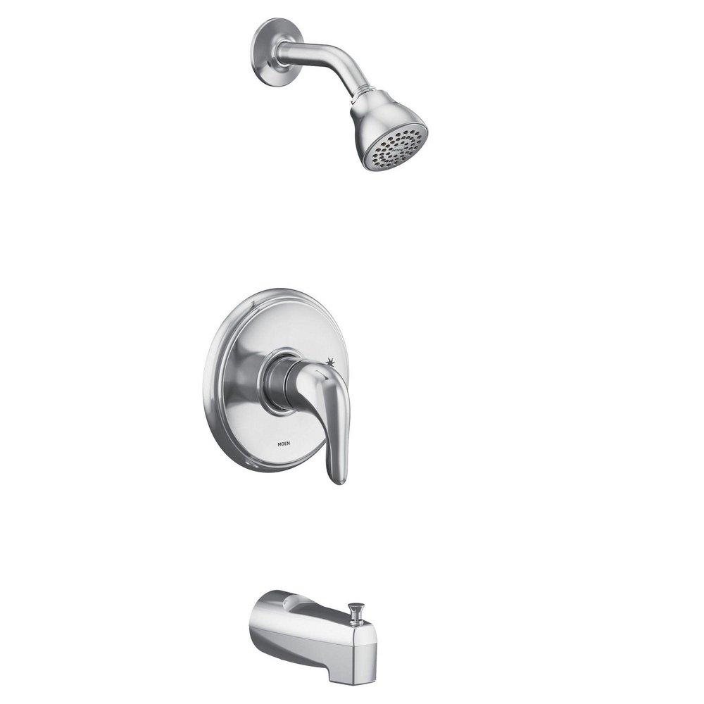 Moen Chrome Single Handle Single Function Bathtub & Shower Faucet (Trim Only) 