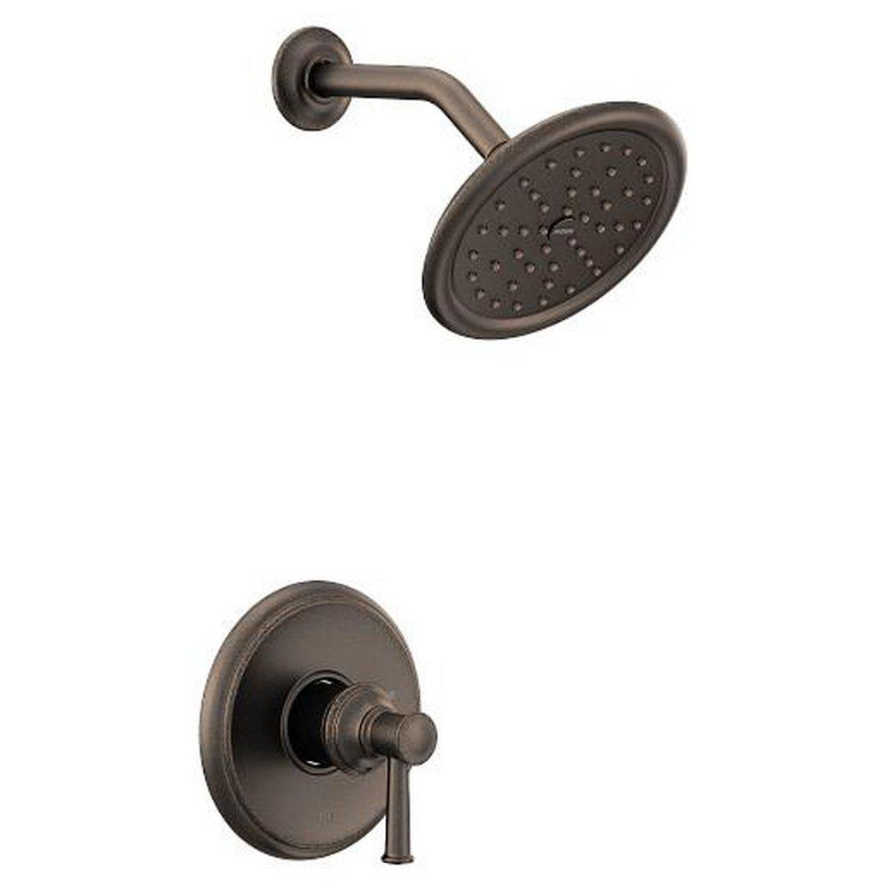 Moen Oil Rubbed Bronze Single Handle Single Function Shower Faucet (Trim Only) 