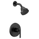 One Handle Single Function Shower Faucet in Matte Black (Trim Only)