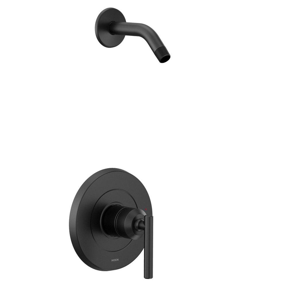 Moen Matte Black Single Handle Shower Faucet (Trim Only) 