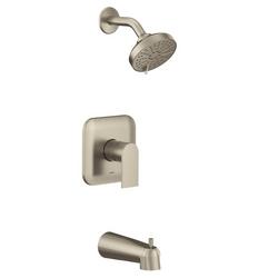 Single Handle Multi Function Bathtub & Shower Faucet in Brushed Nickel (Trim Only)