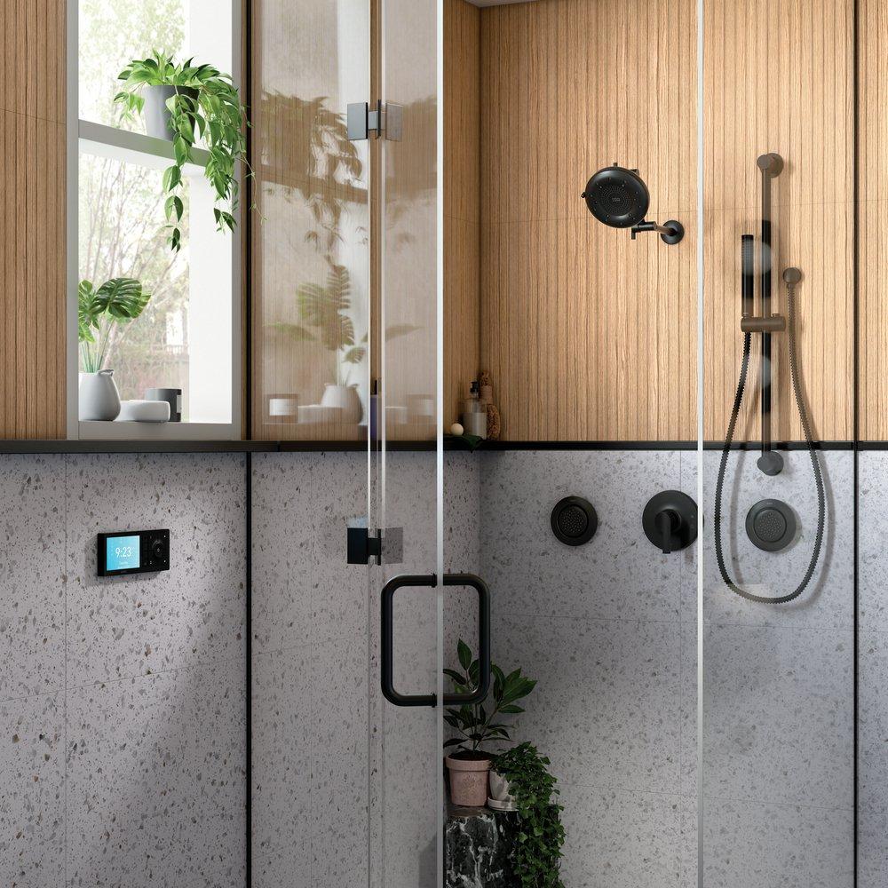 Moen Matte Black Single Handle Bathtub & Shower Faucet (Trim Only) 