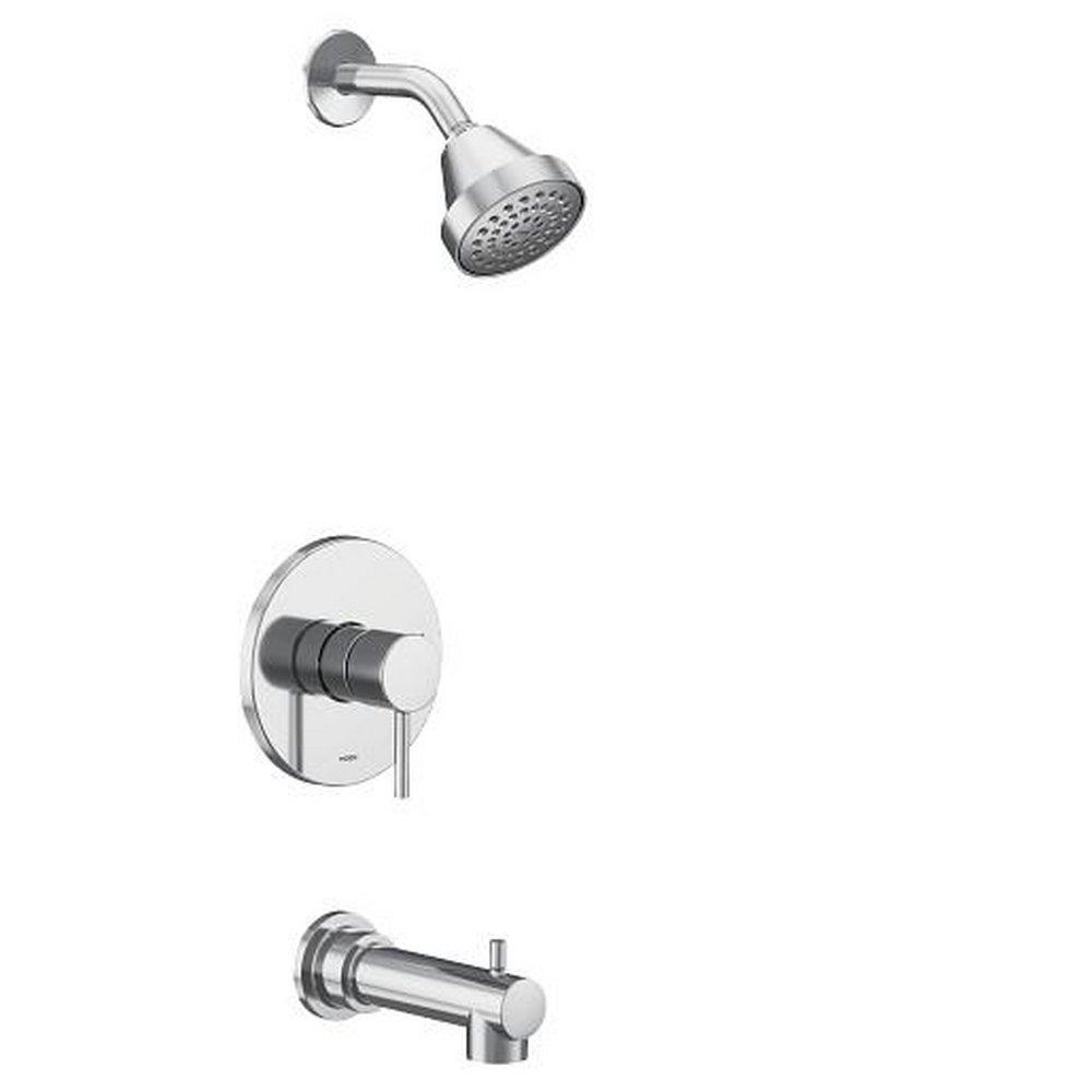 Moen Chrome Single Handle Single Function Bathtub & Shower Faucet  (Trim Only) 
