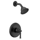 One Handle Single Function Shower Faucet in Matte Black (Trim Only)