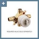 Moen Brushed Nickel Single Handle Single Function Bathtub & Shower Faucet (Trim Only) 