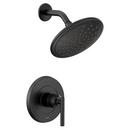 One Handle Single Function Shower Faucet in Matte Black (Trim Only)