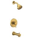One Handle Single Function Bathtub & Shower Faucet in Brushed Gold (Trim Only)