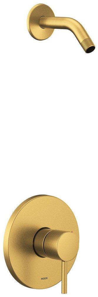 Moen Brushed Gold Single Handle Shower Faucet (Trim Only) 
