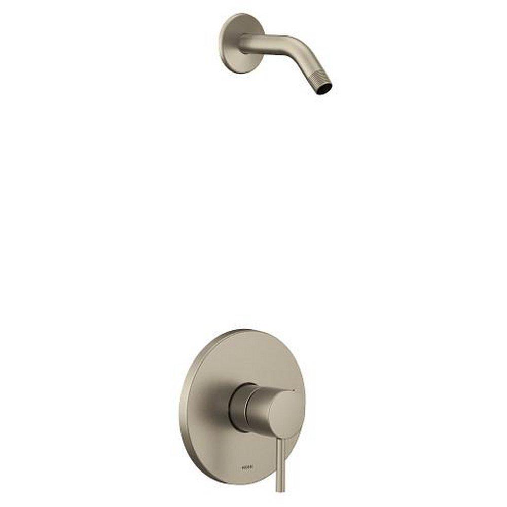 Moen Brushed Nickel Single Handle Not Included Shower Faucet (Trim Only) 