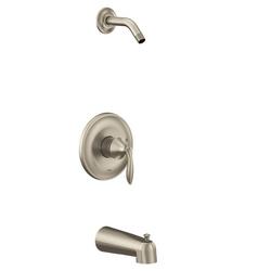 One Handle Single Function Bathtub & Shower Faucet in Brushed Nickel (Trim Only)