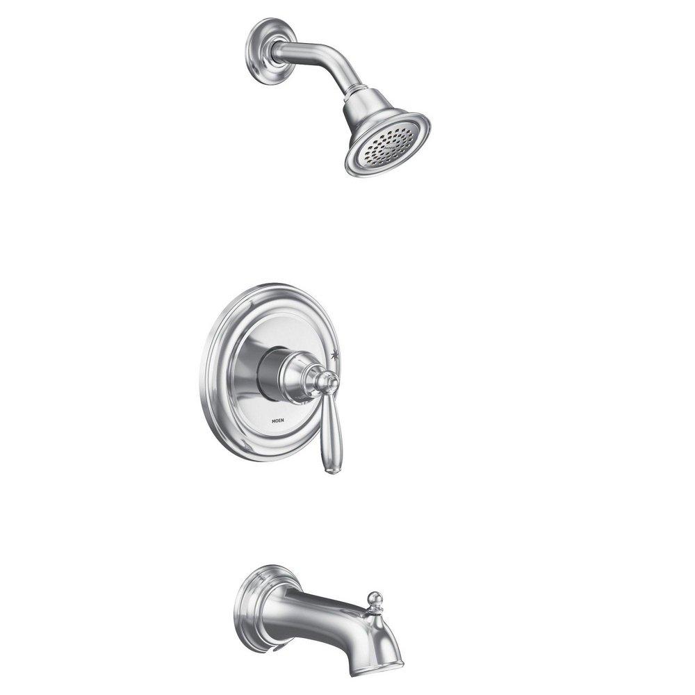 Moen Chrome Single Handle Single Function Bathtub & Shower Faucet (Trim Only) 