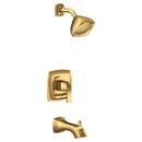 Moen Brushed Gold Single Handle Single Function Bathtub & Shower Faucet (Trim Only) 