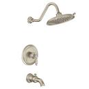 BRUSHED NICKEL M-CORE 4 PORT TUB/SHOWER 