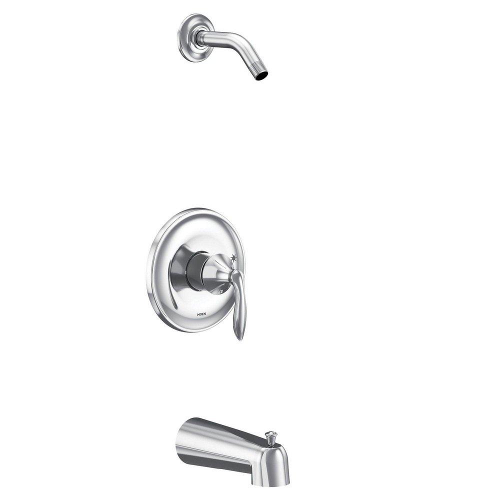 Moen Chrome Single Handle Single Function Bathtub & Shower Faucet (Trim Only) 