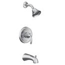 Moen Chrome Single Handle Single Function Bathtub & Shower Faucet (Trim Only) 