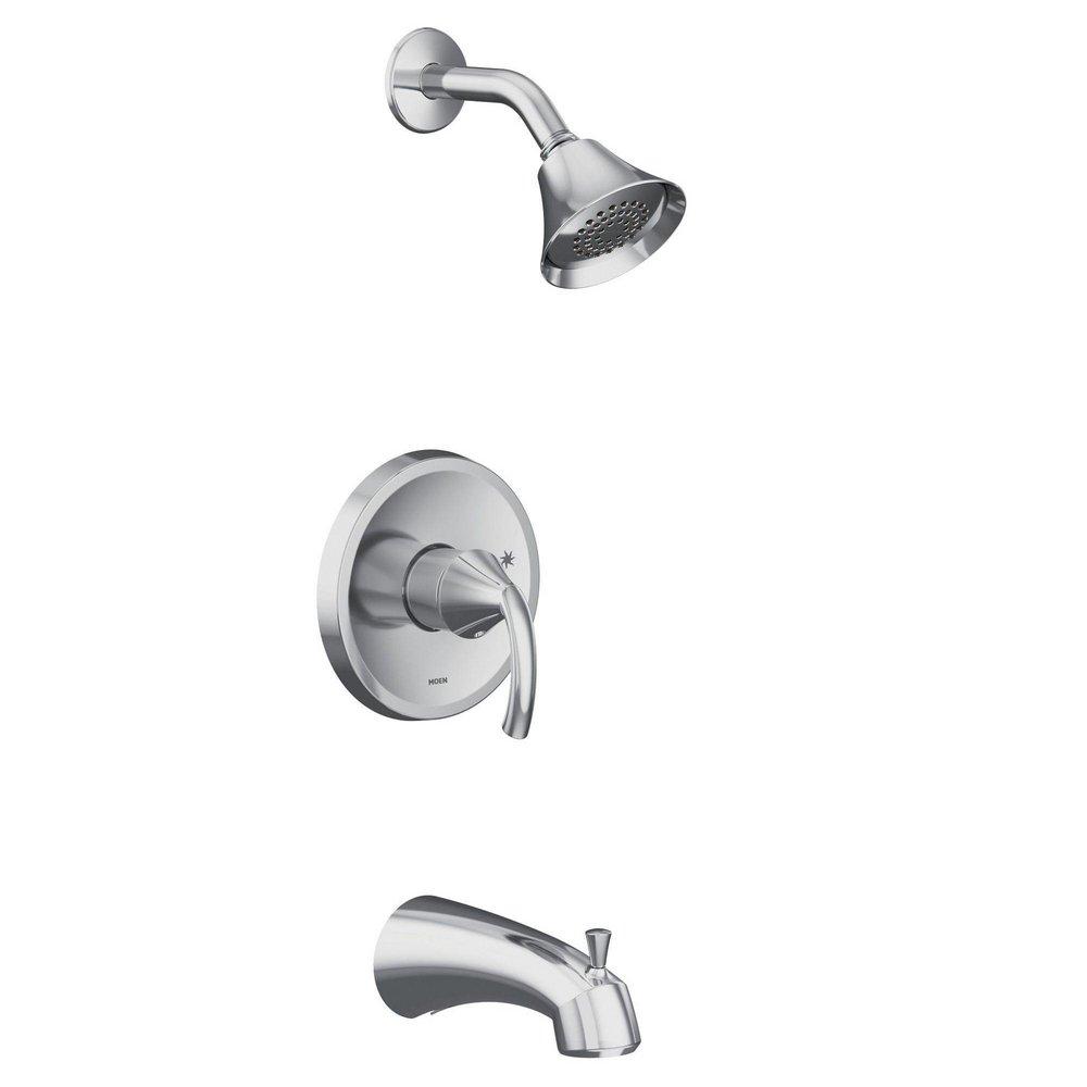 Moen Chrome Single Handle Single Function Bathtub & Shower Faucet (Trim Only) 