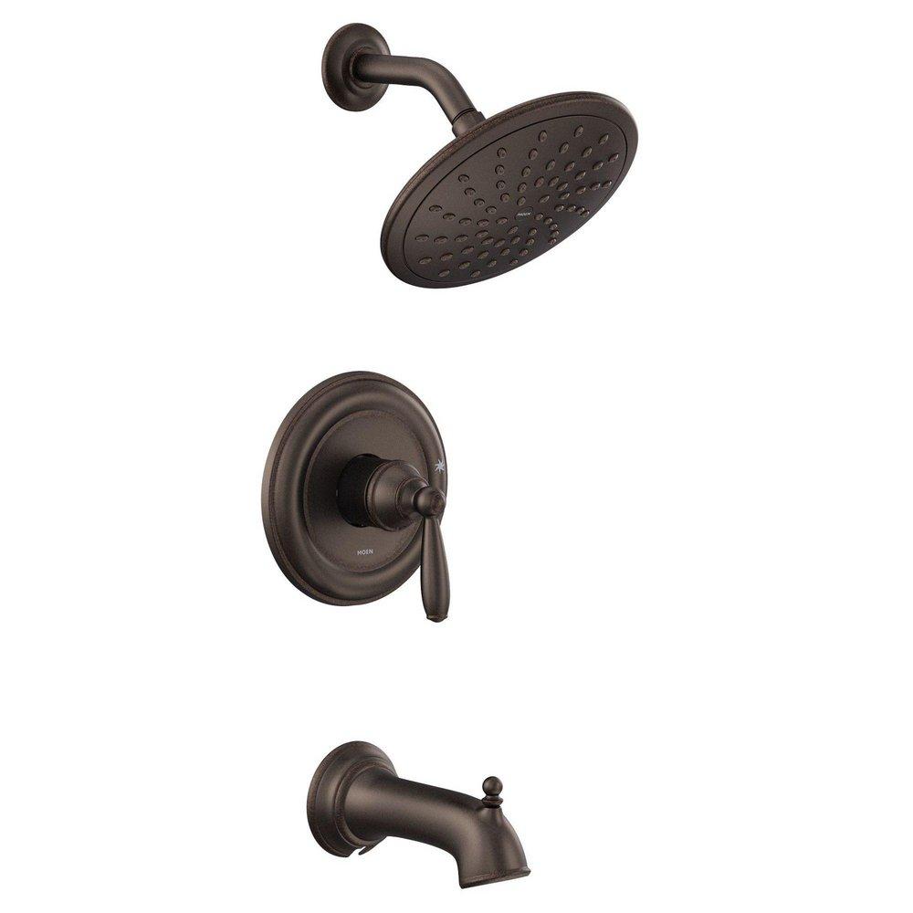 Moen Oil Rubbed Bronze Single Handle Single Function Bathtub & Shower Faucet (Trim Only) 