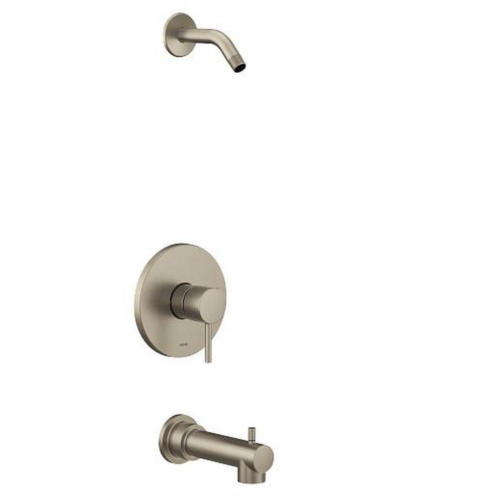 Moen Brushed Nickel Single Handle Bathtub & Shower Faucet  (Trim Only) 