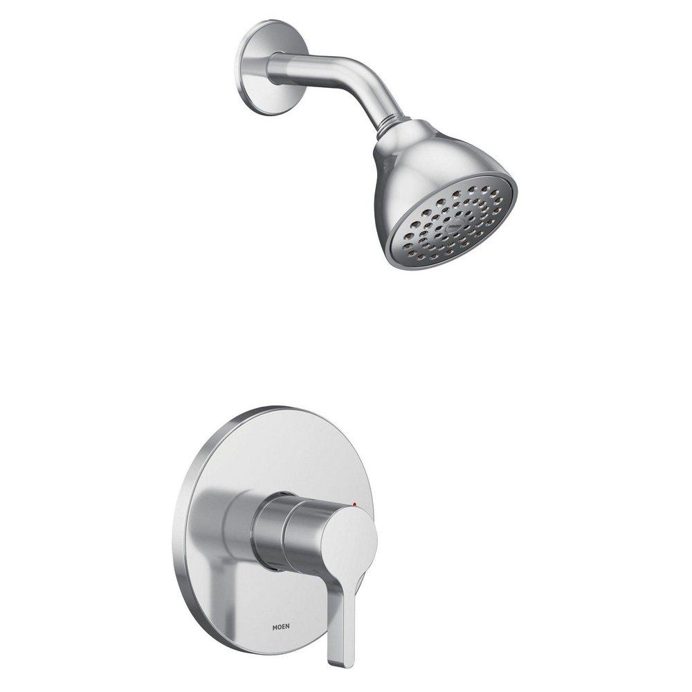 One Handle Single Function Shower Faucet in Chrome (Trim Only) 