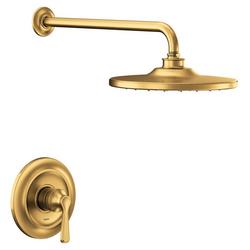 One Handle Single Function Shower Faucet in Brushed Gold (Trim Only)