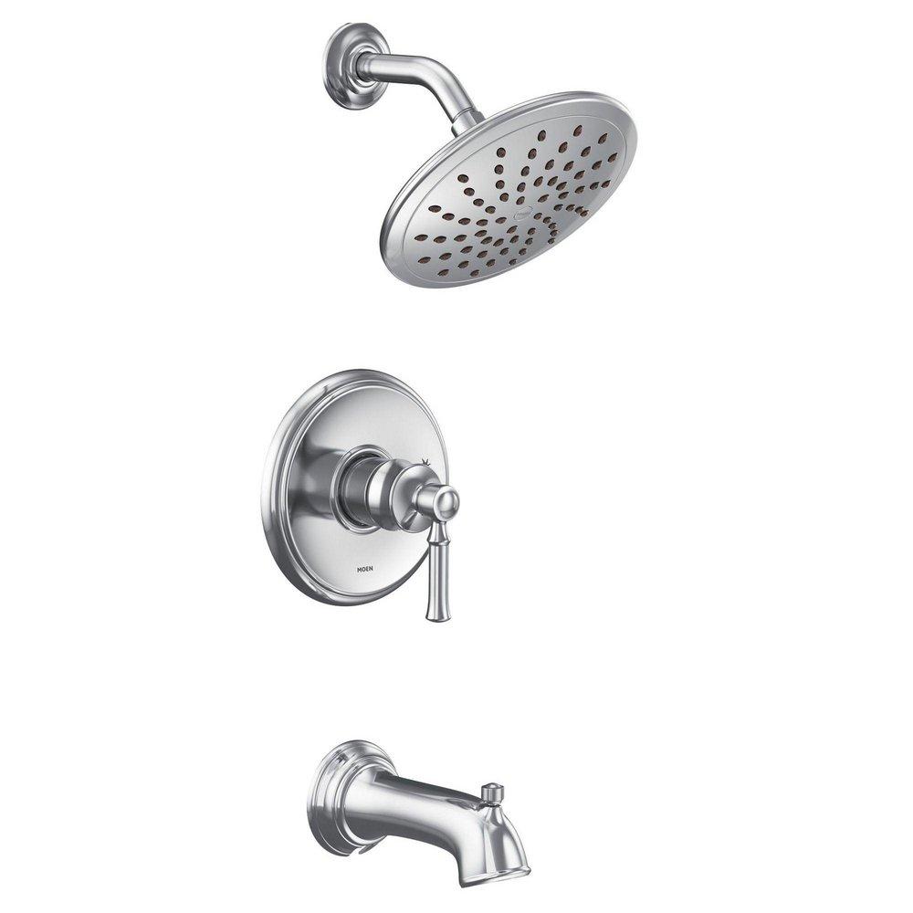 Moen Chrome Single Handle Single Function Bathtub & Shower Faucet (Trim Only) 