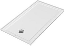 Architec Shower Tray with Panel in White