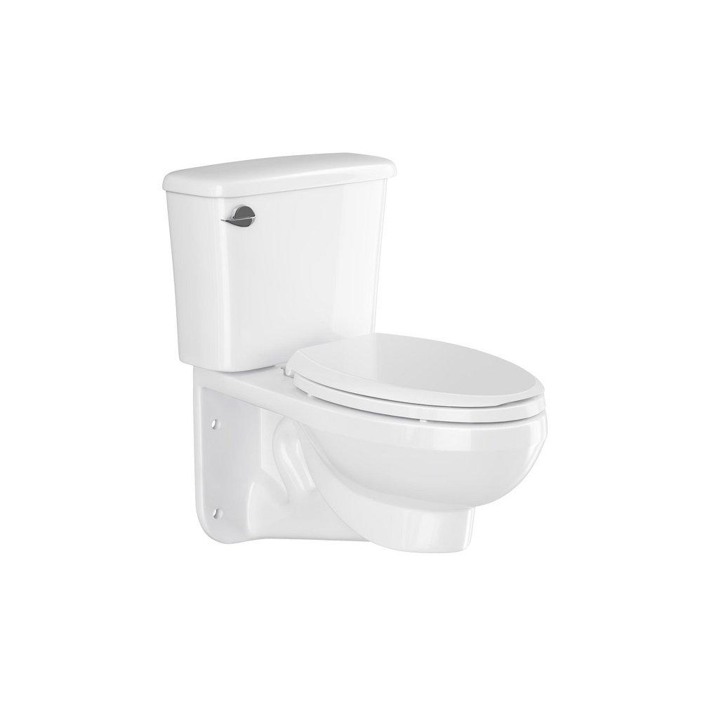 1.28 gpf Elongated Two Piece Toilet in White 