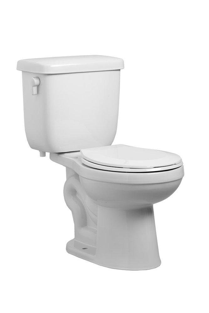 1.1 gpf/1.6 gpf Dual Flush Elongated Two Piece Toilet in White 
