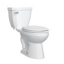 1.6 gpf Elongated Two Piece Toilet in White 