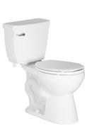 1.6 gpf Elongated Two Piece Toilet in White 