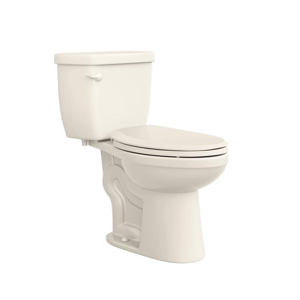 1.6 gpf Elongated Two Piece Toilet in Biscuit 