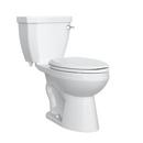 1.28 gpf Elongated Two Piece Toilet in White with Right-Hand Trip Lever