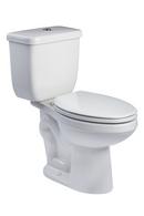 1.1 gpf/1.6 gpf Dual Flush Elongated Two Piece Toilet in White 