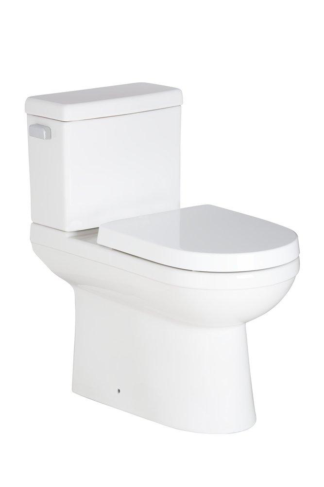 1.28 gpf Elongated Two Piece Toilet in White 