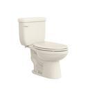 1.28 gpf Elongated Two Piece Toilet in Biscuit with 10 in. Rough-In 