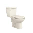 1.6 gpf Elongated Two Piece Toilet in Biscuit 