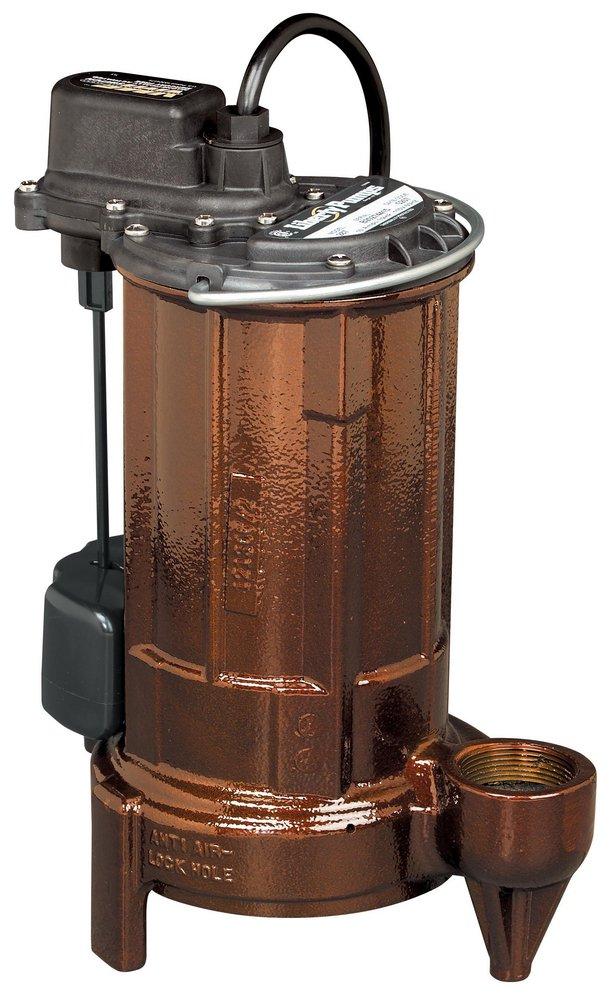 3/4 HP 115V Cast Iron Submersible Sump/Effluent Pump 