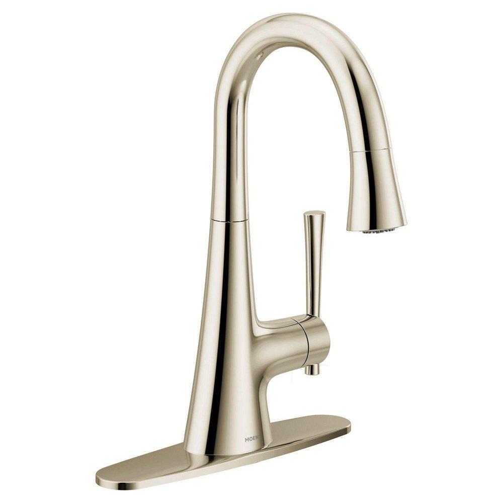 Moen Polished Nickel Single Handle Lever Bar Faucet 