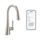 Moen Spot Resist&trade; Stainless Single Handle Pull Down Kitchen Faucet 