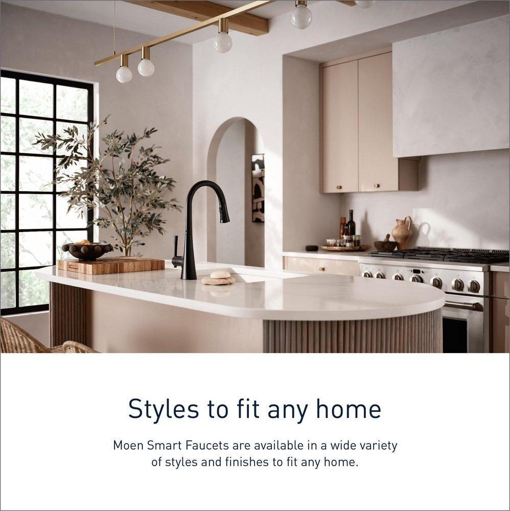 Moen Spot Resist&trade; Stainless Single Handle Pull Down Kitchen Faucet 