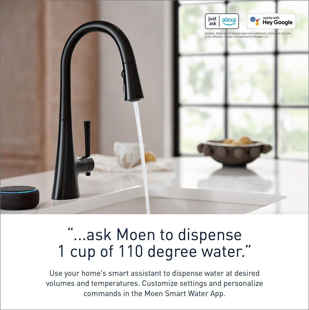 Moen Spot Resist&trade; Stainless Single Handle Pull Down Kitchen Faucet 